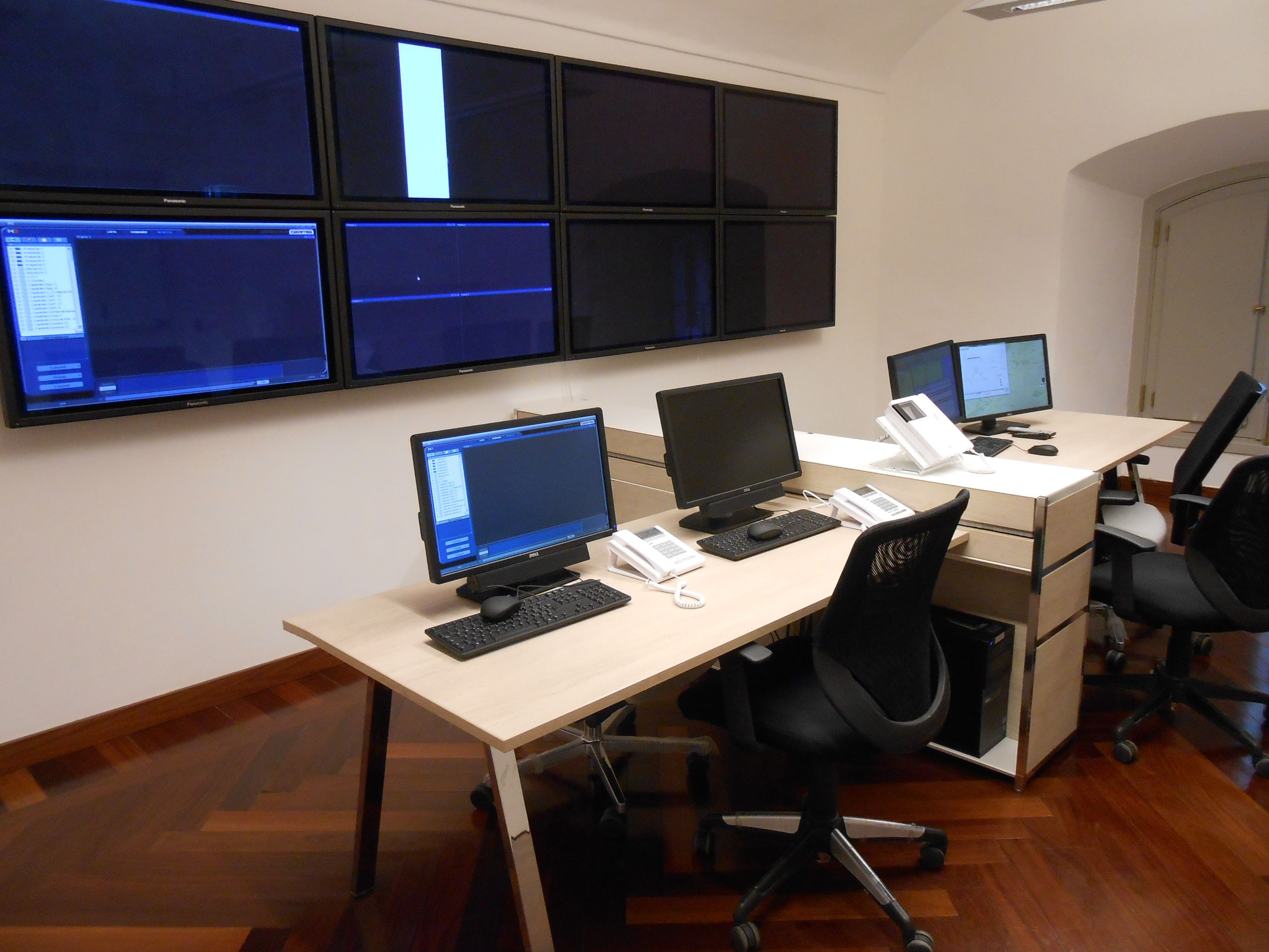 Sicurezza del patrimonio culturale - Sala Centrale di controllo e monitoraggio Sicurezza del patrimonio culturale - Sala Centrale di controllo e monitoraggio