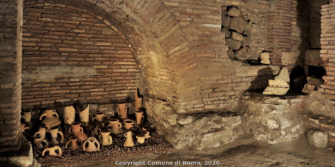 San Paolo alla Regola, particolare delle strutture murarie San Paolo alla Regola, particolare delle strutture murarie