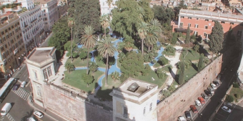 veduta di villa Aldobrandini veduta di villa Aldobrandini