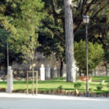 Passeggiata del Pincio, i busti Passeggiata del Pincio, i busti