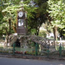 Passeggiata del Pincio, l'orologio ad acqua Passeggiata del Pincio, l'orologio ad acqua