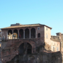Casa dei Cavalieri di Rodi, veduta da via dei Fori Imperiali