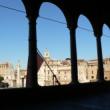 Casa dei Cavalieri di Rodi, veduta dalla loggia